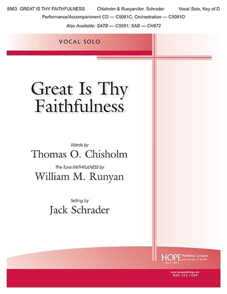 Great Is Thy Faithfulness