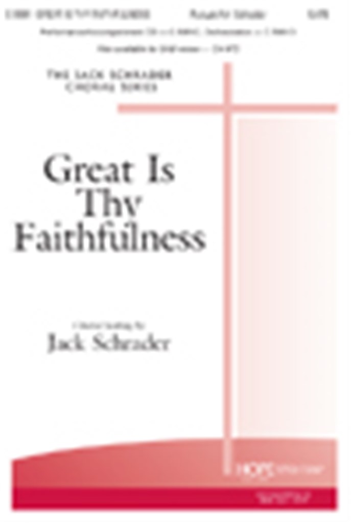 Great is Thy Faithfulness