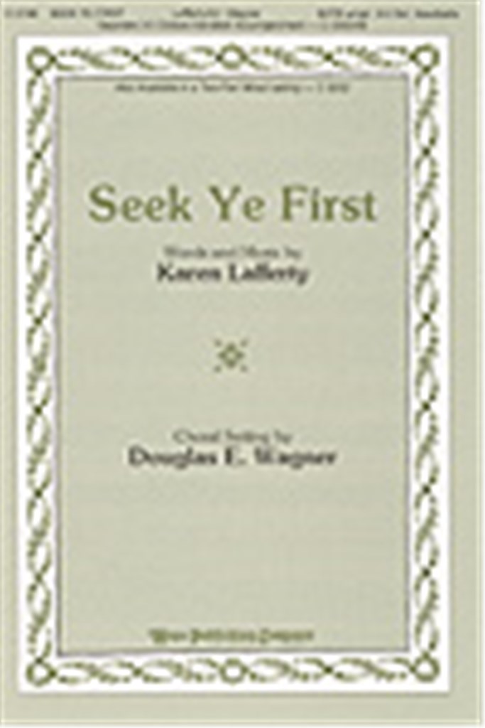 Seek Ye First