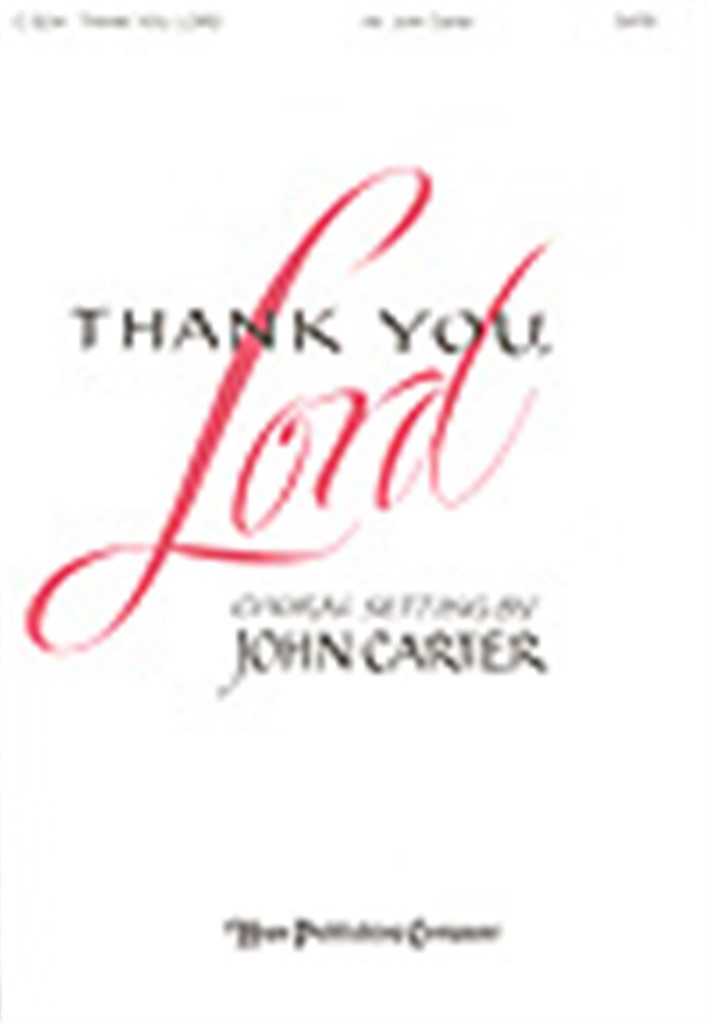 Thank You, Lord