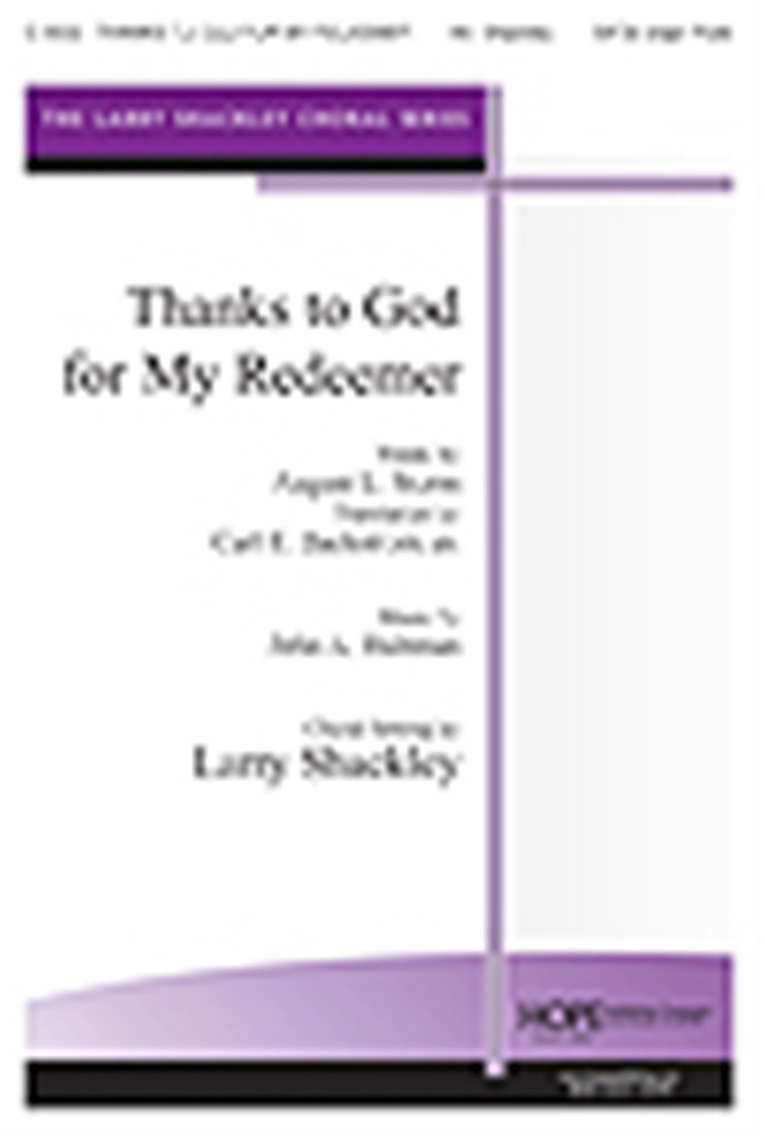 Thanks to God for My Redeemer