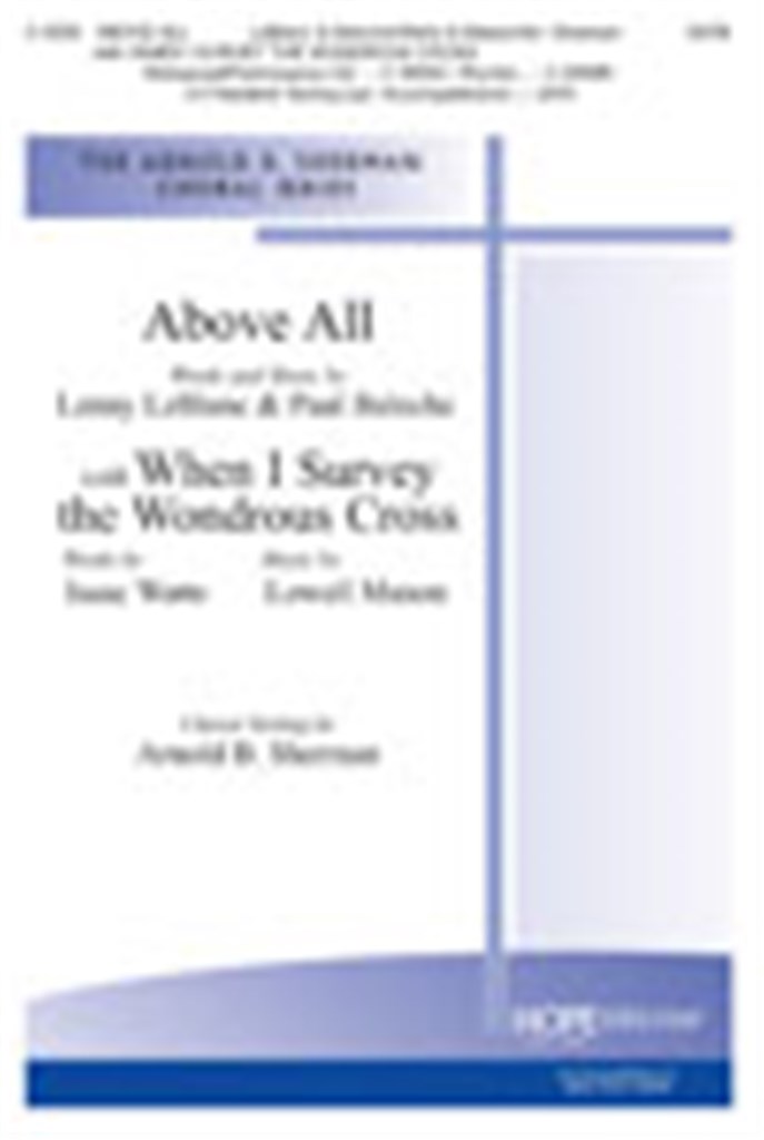 Above All W-When I Survey the Wondrous Cross