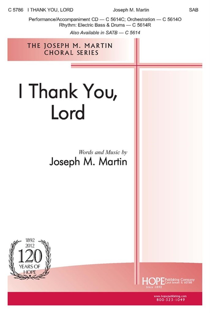 I Thank You, Lord