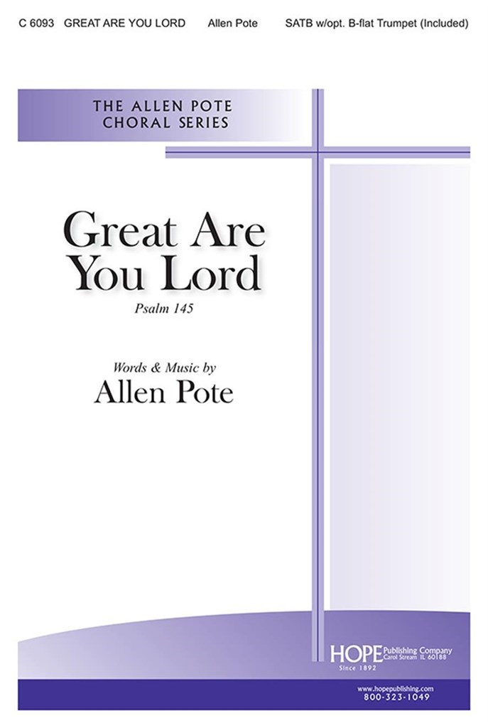 Great Are You Lord