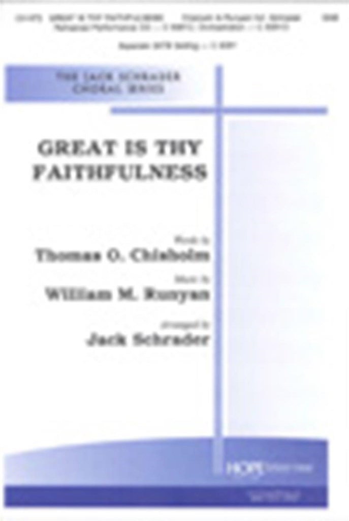 Great is Thy Faithfulness