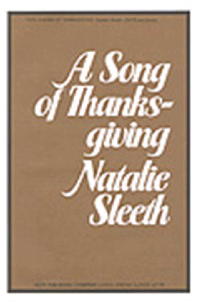 Song of Thanksgiving, A