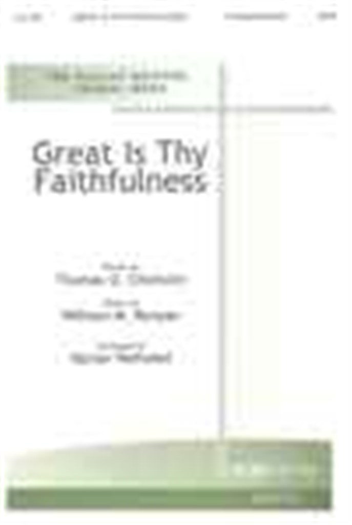 Great is Thy Faithfulness