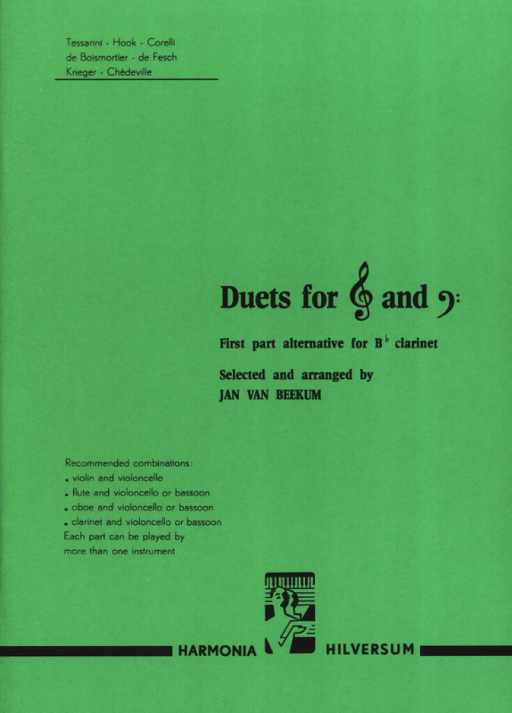 Duets for Treble and Bass Cleff