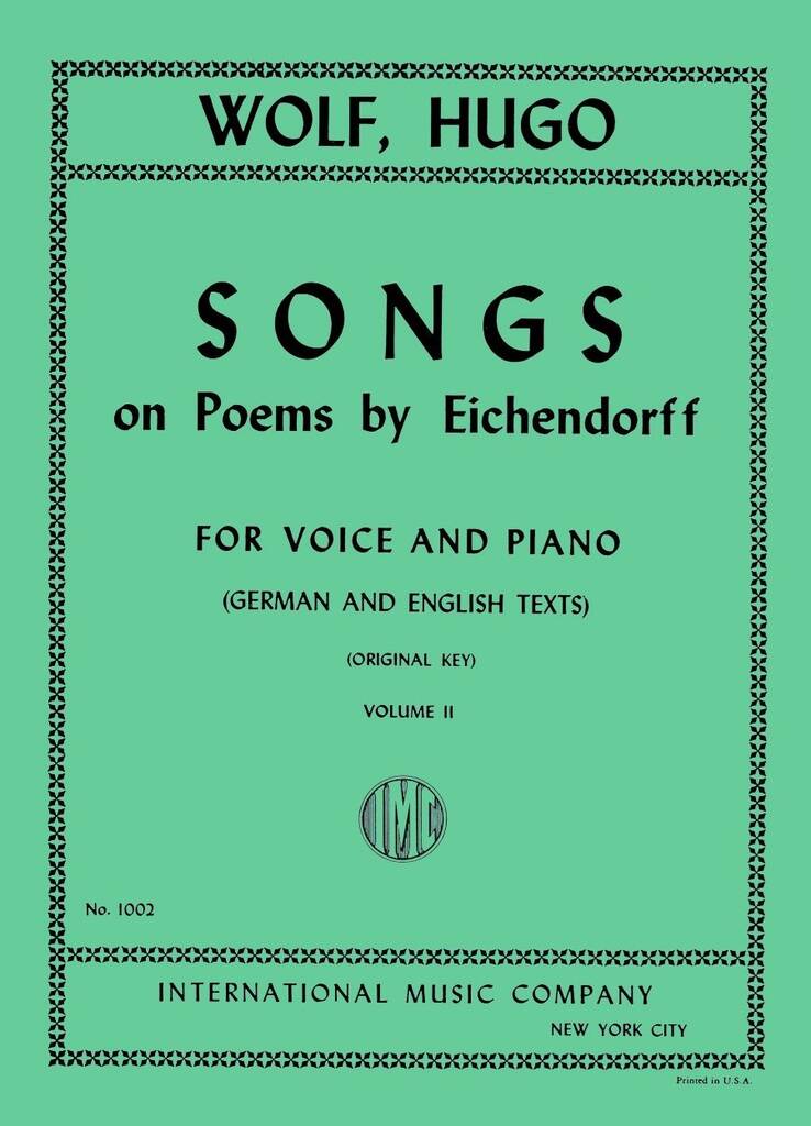 20 Songs on Poems by Eichendorff