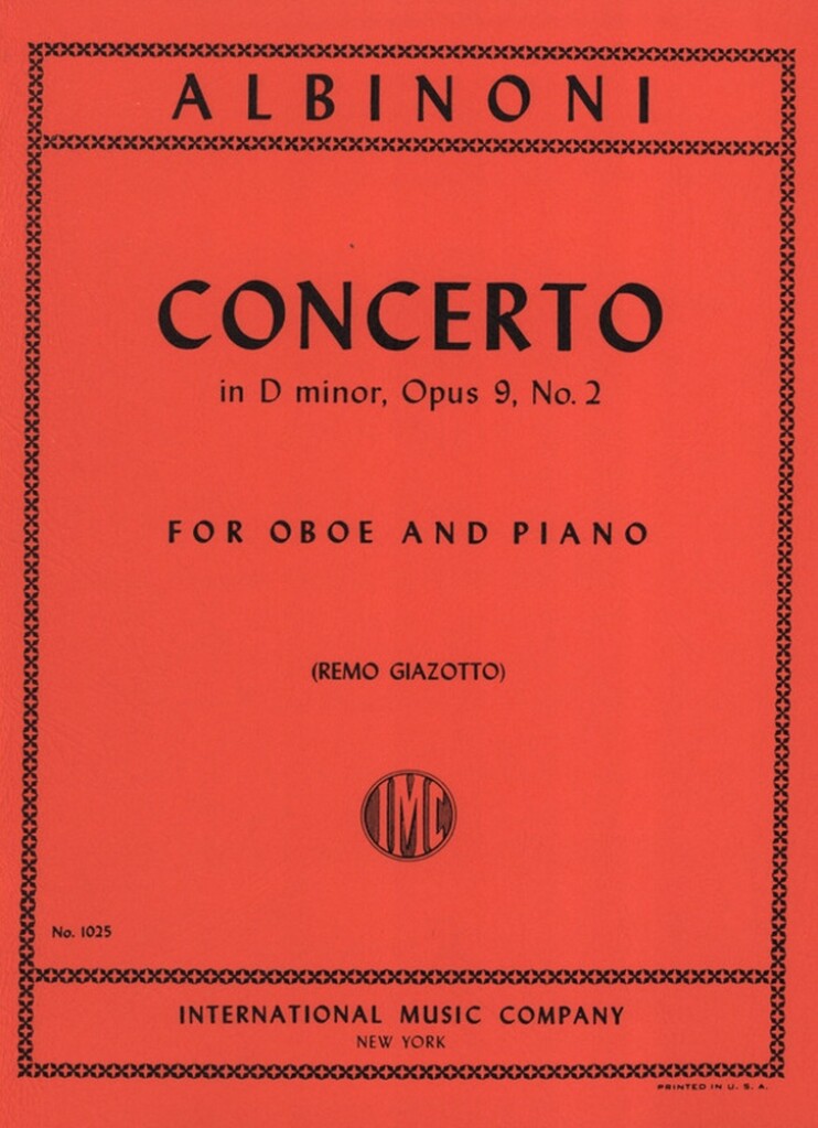 Concerto Op. 9 N. 2 (Giazotto)