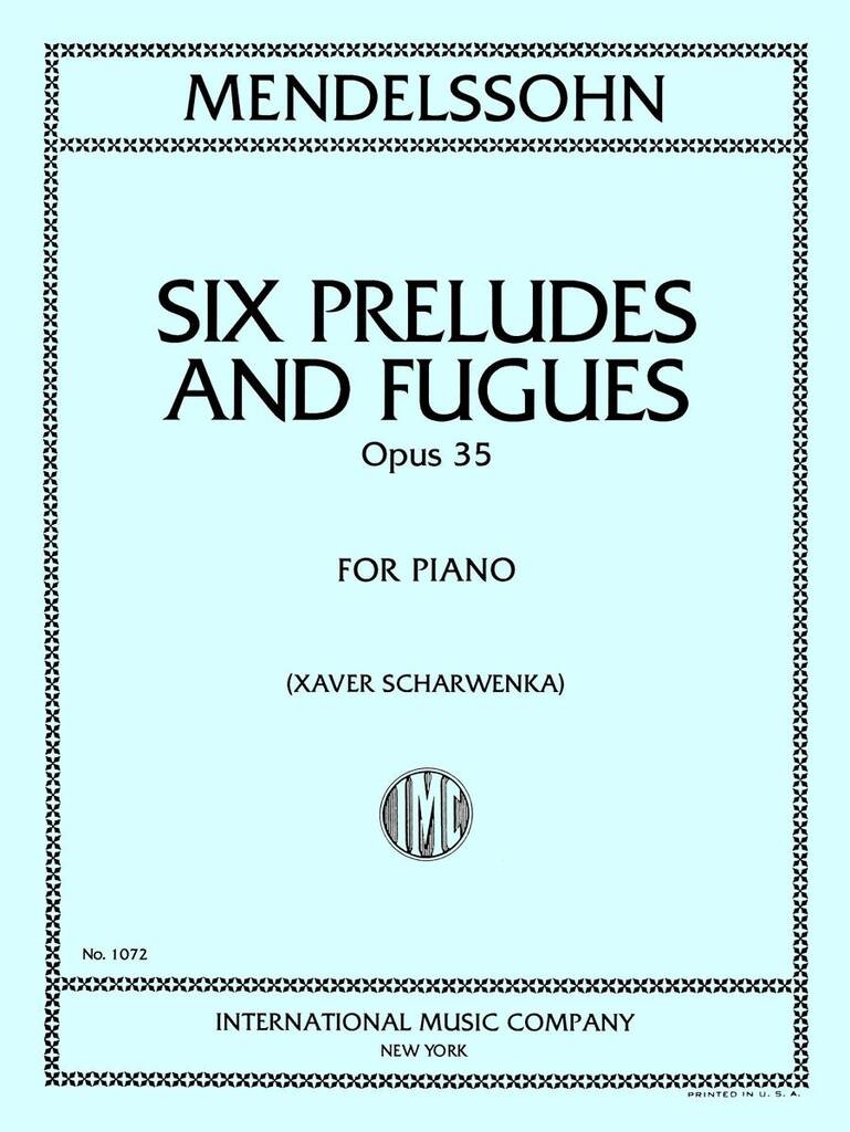 6 Preludi E Fughe Op. 35 (Scharwenka)