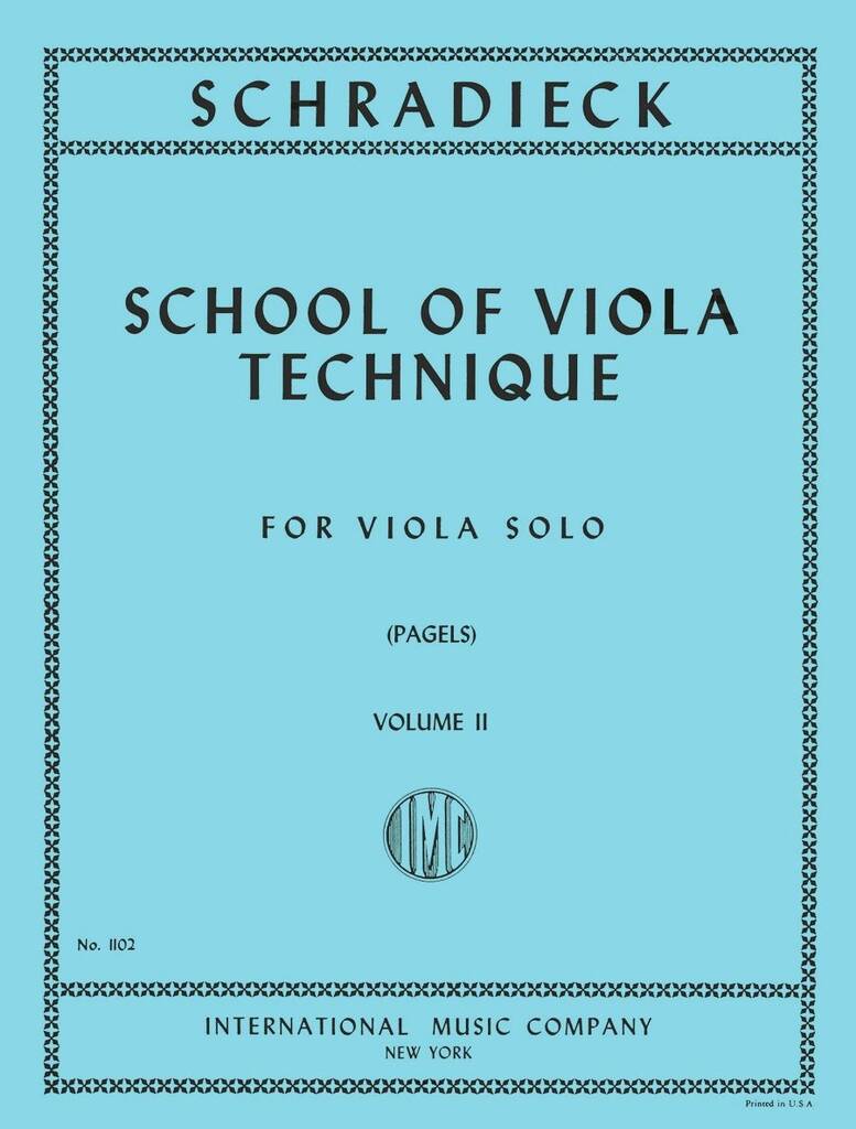 Tecnica Della Viola Vol. 2 (Pagels)
