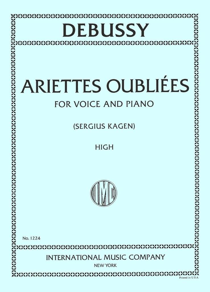 Ariettes Oubliees (Fr.) (S-T)