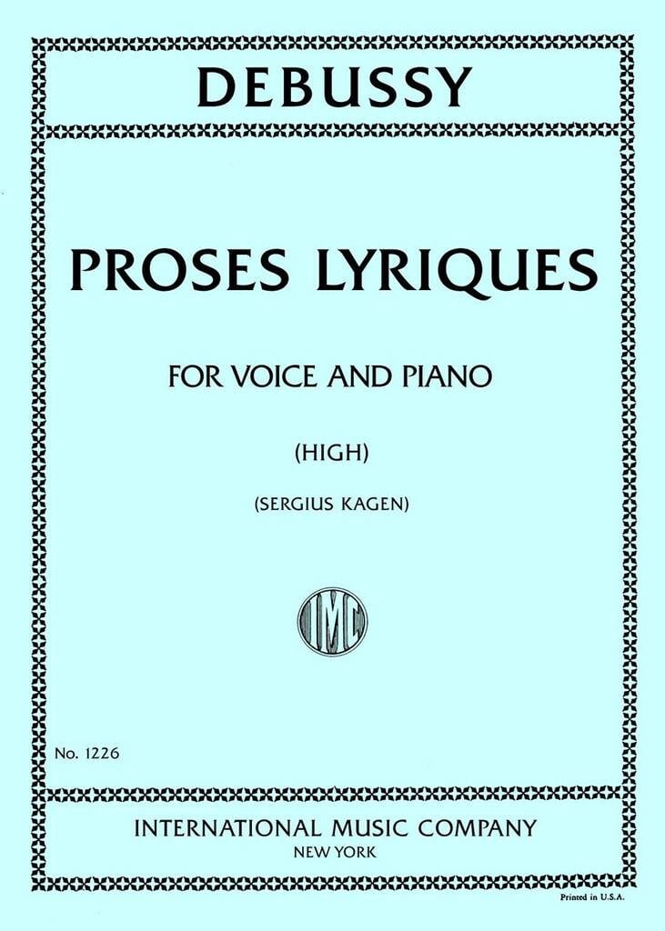 Proses Lyriques (Fr.-Ingl.)