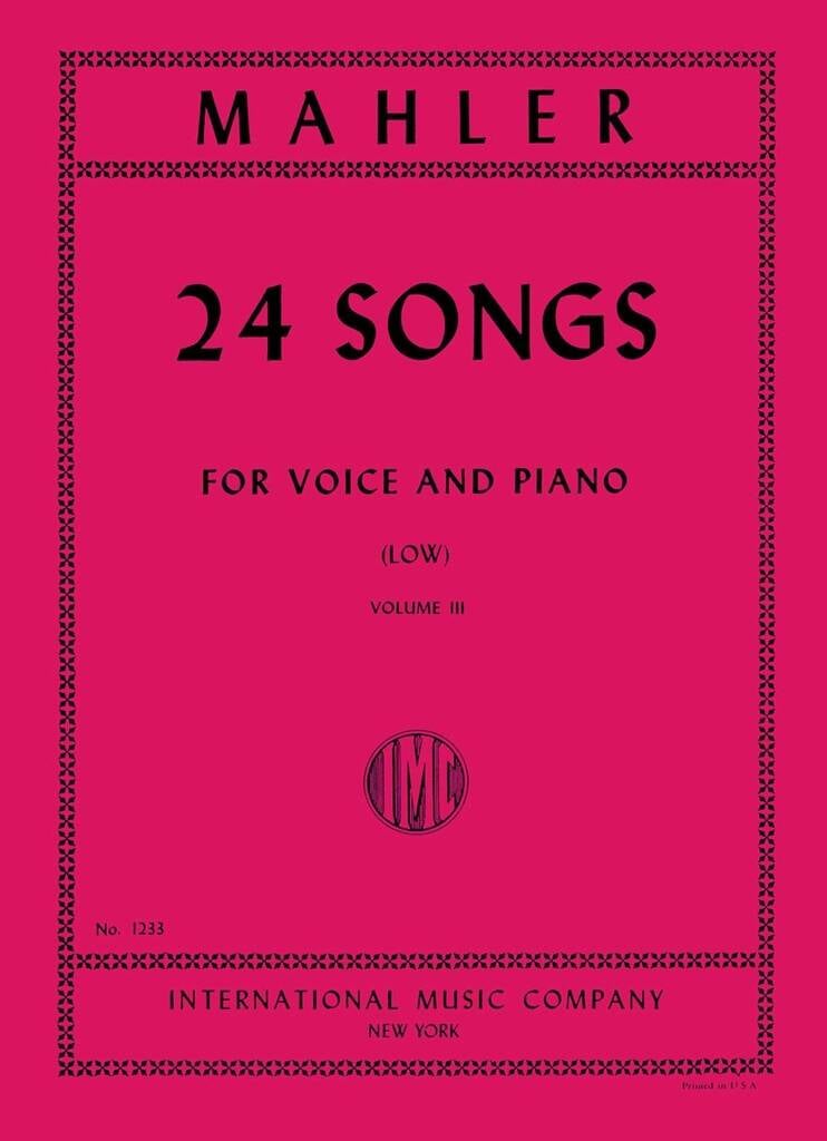 24 Lieder Vol. 3 (Ted.-Ingl.)