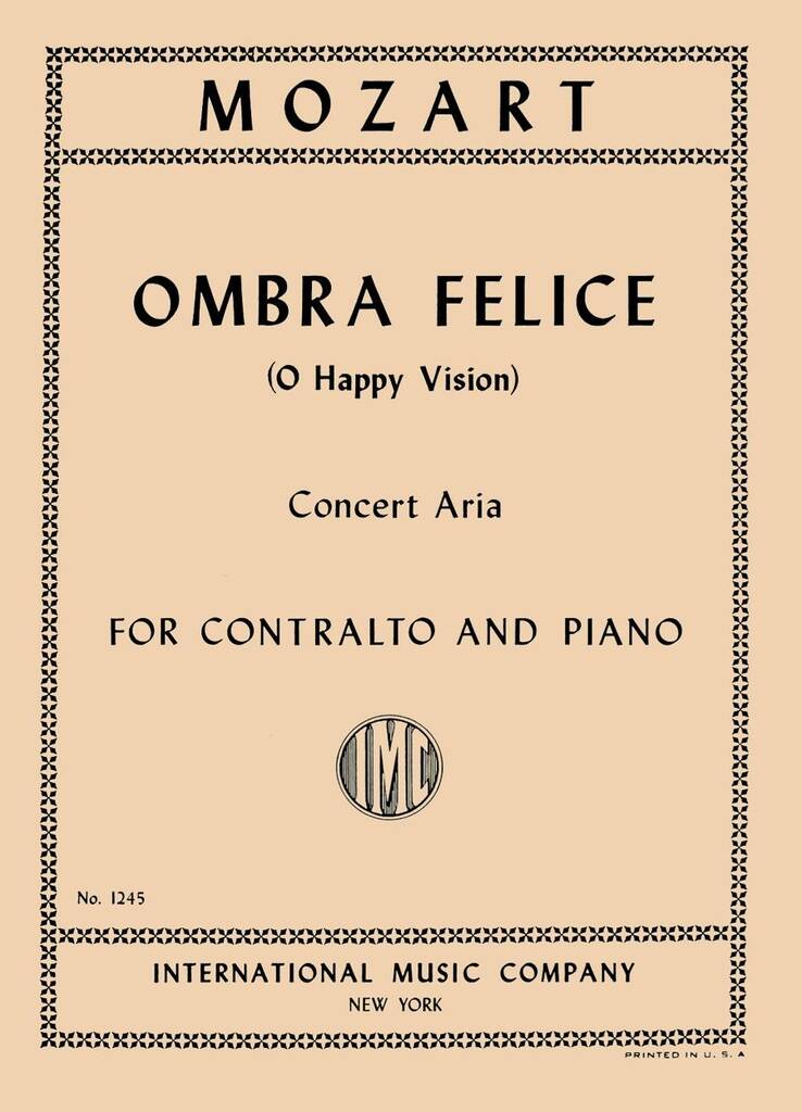 Ombra Felice (Alto)