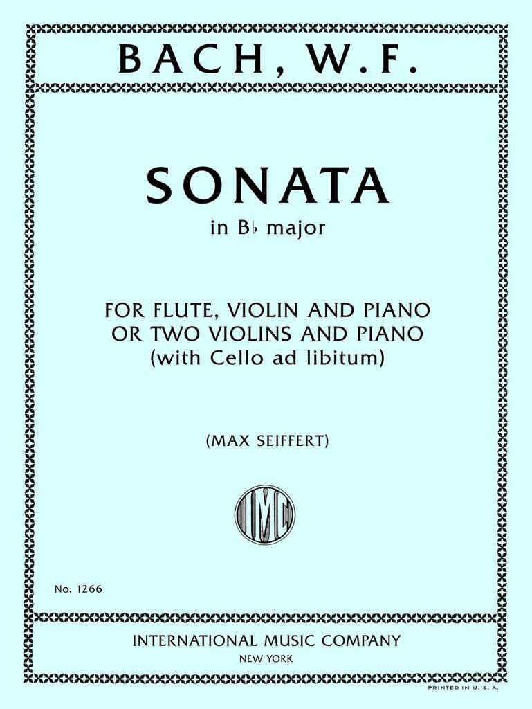 Sonata In B Flat Major (Cello Ad Libitum)
