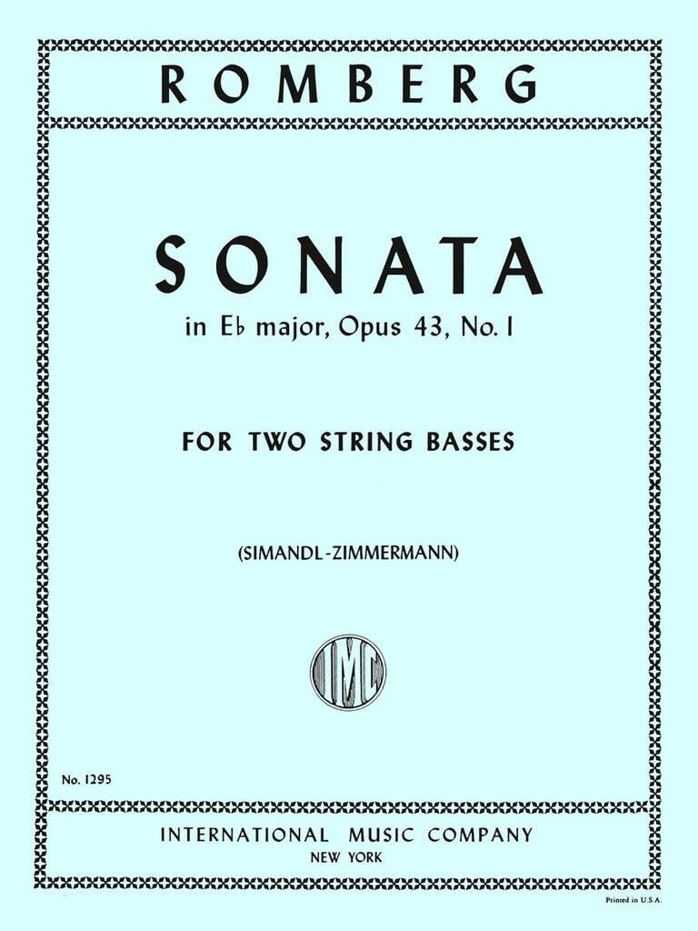 Sonate 1 Bes-Dur Opus 43 (Simandl)