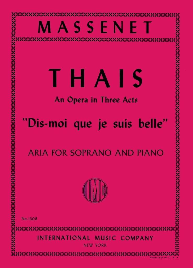 Dis Moi Que Je Suis Belle From Thais (S)