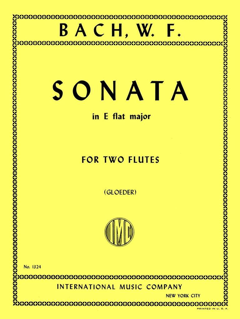 Sonata Mi B 2Fl (Gloeder)