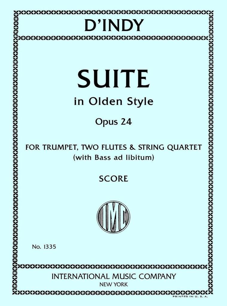 Suite In Olden Style Op 24