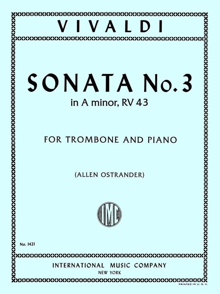 Sonata No 3 In A Minor Rv 43 (Ostrander)