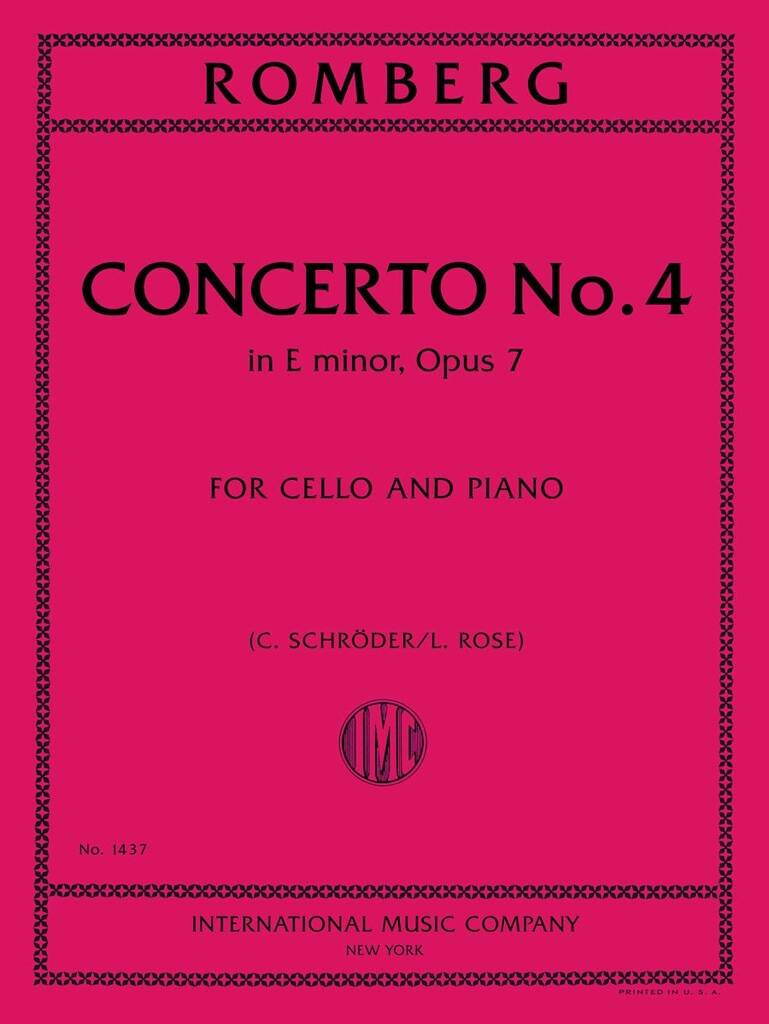 Concerto N. 4 E Min. Op. 7