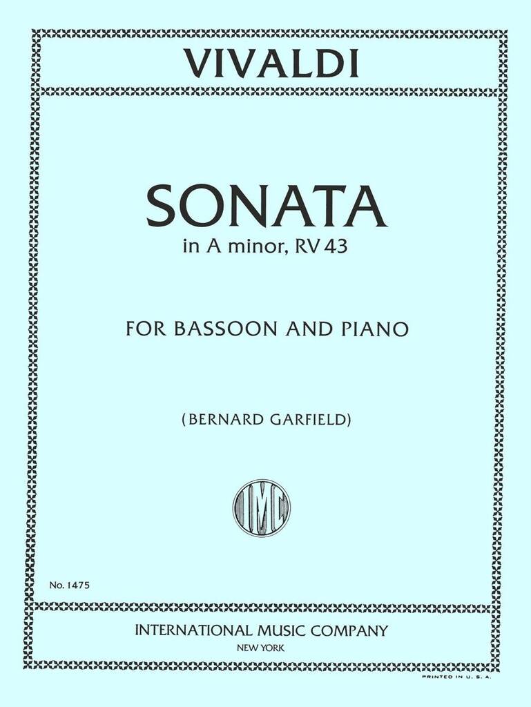 Sonata N. 3 La M. Rv 43 (Garfield)