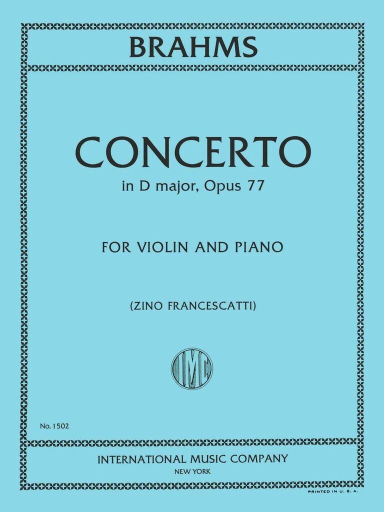 Concerto Re Op. 77 (Francescatti)