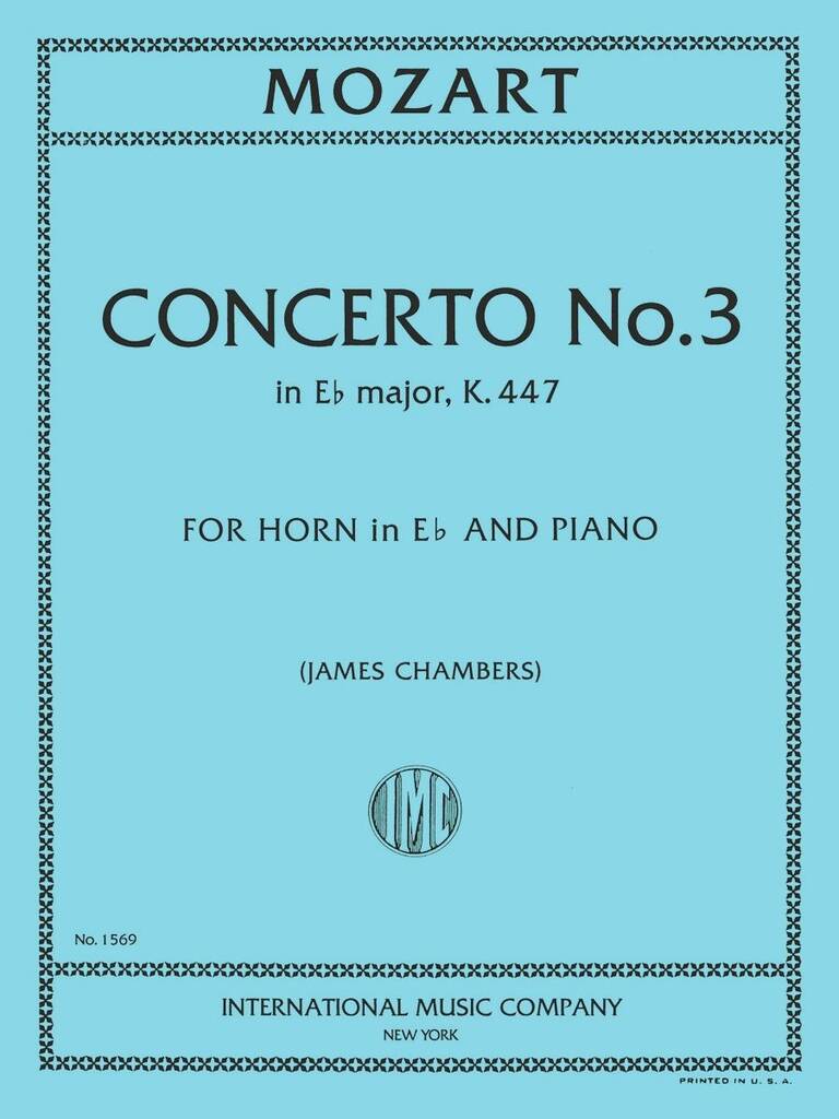 Concerto N. 3 Mi B K 447 (Chambers)