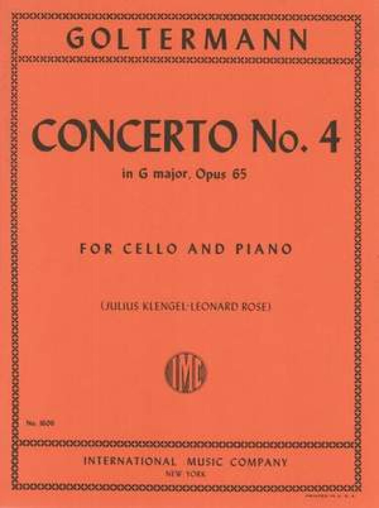 Concerto N. 4 Sol Op. 65 (Rose)