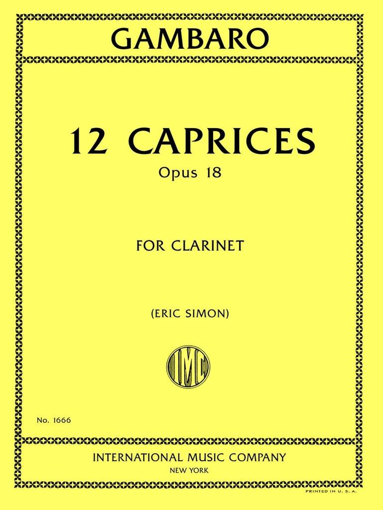 Capricci Op. 18 (Simon)