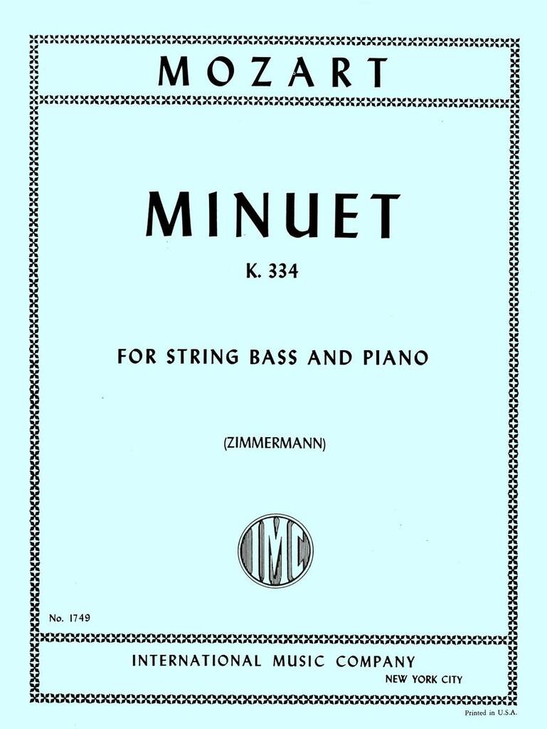 Minuetto K 334 (Zimmermann)