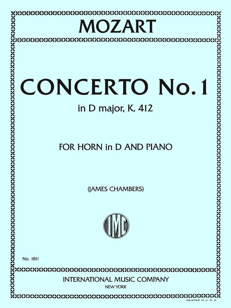 Concerto N. 1 Re K 412 (Chambers)