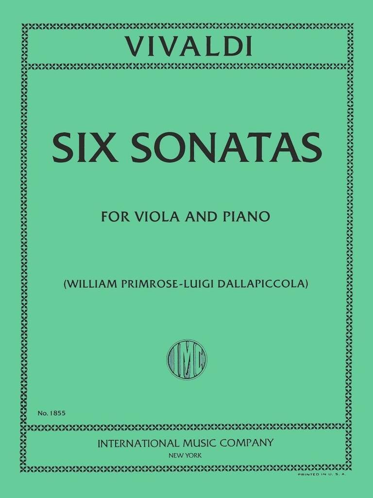 6 Sonate F Xiv N. 1-6 (Primrose/Dallapiccola)