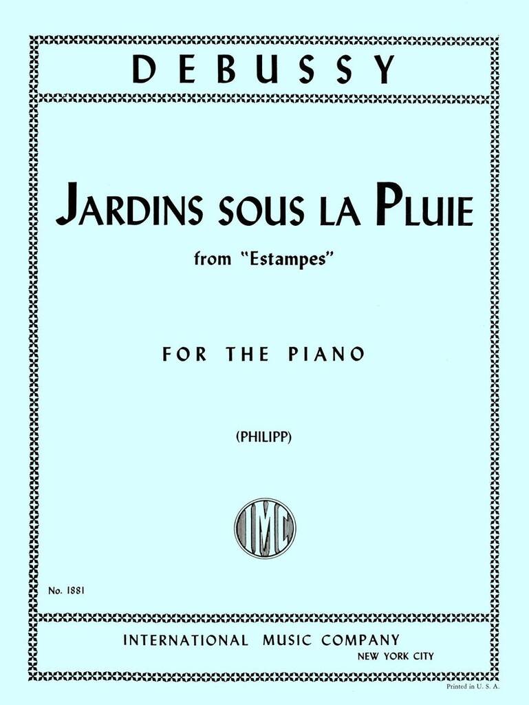 Jardin Sous La Pluie From Estampes