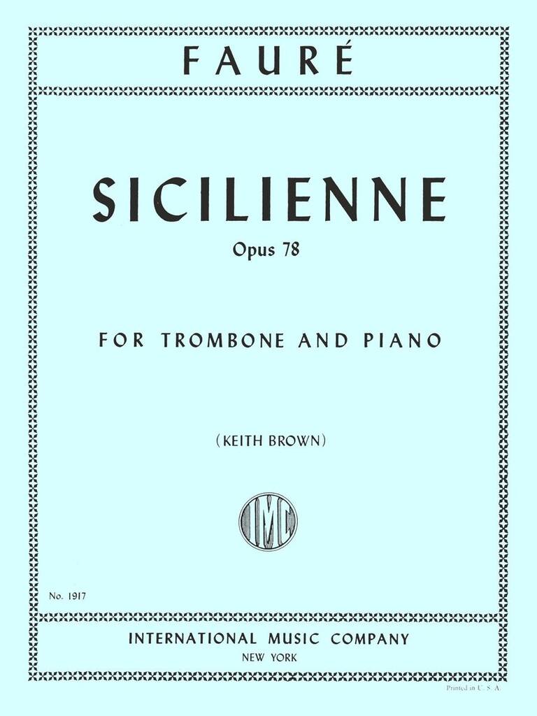 Siciliana Op. 78 (Brown)