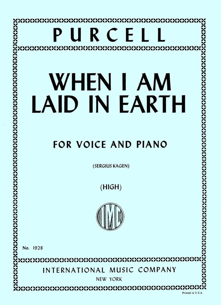 When I Am Laid In Hearth (In G)