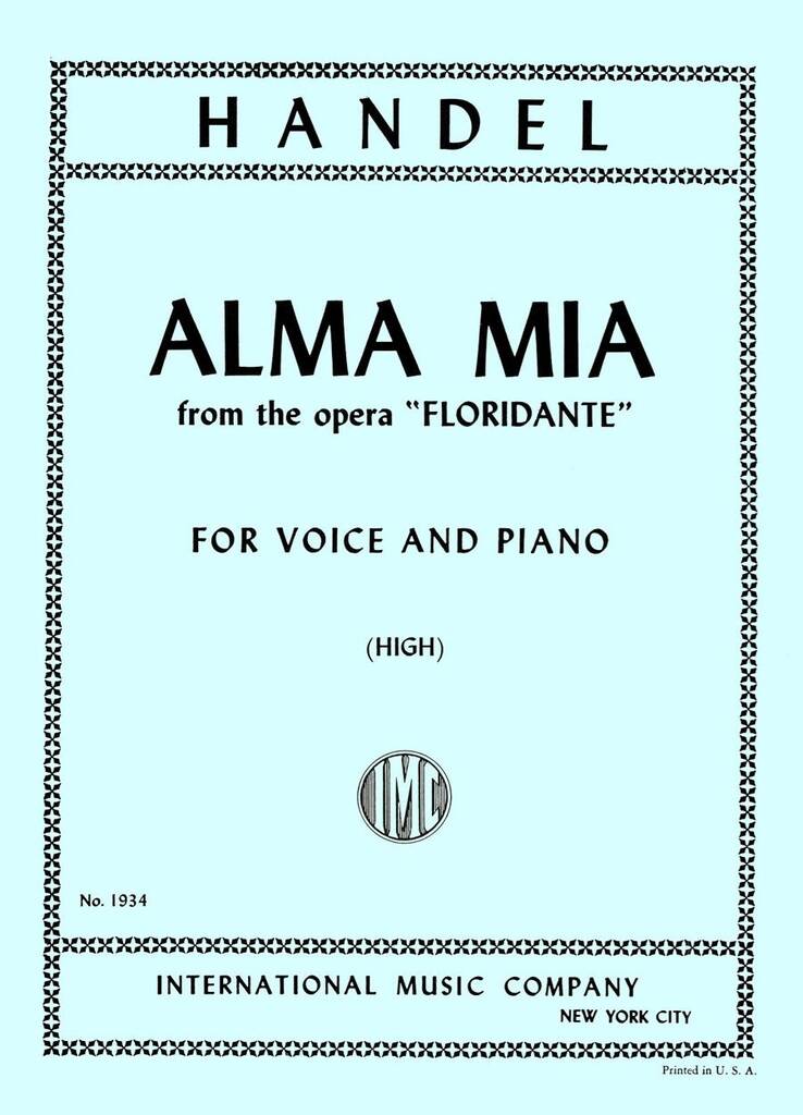 Alma Mia High Voice