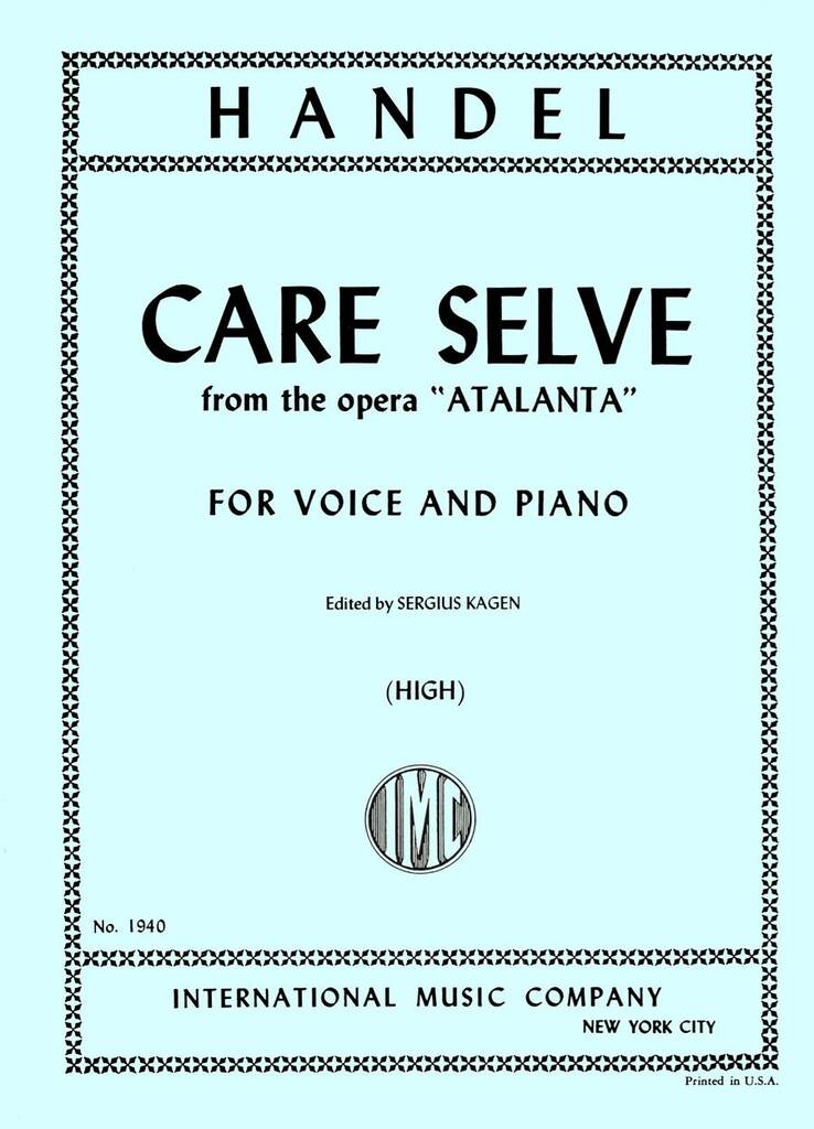 Care Selve From The Opera Atalanta
