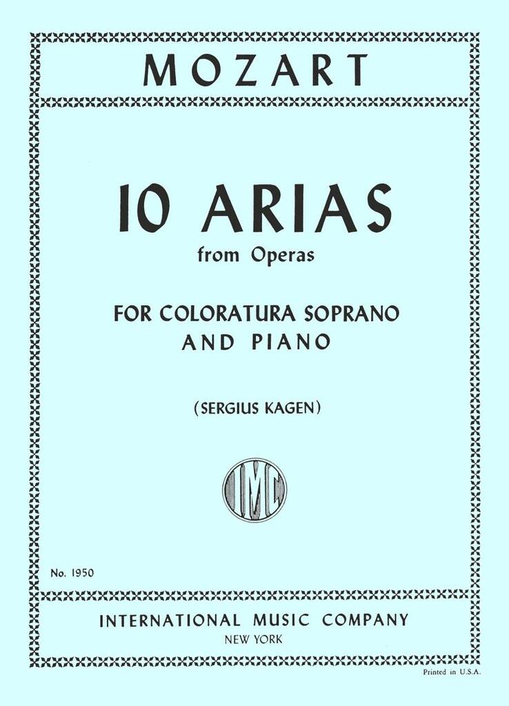 Arie Di Coloritura Per Soprano (10) (Kagen)
