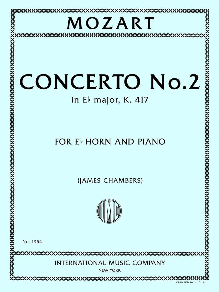 Concerto N. 2 Mi B K 417 (Chambers)
