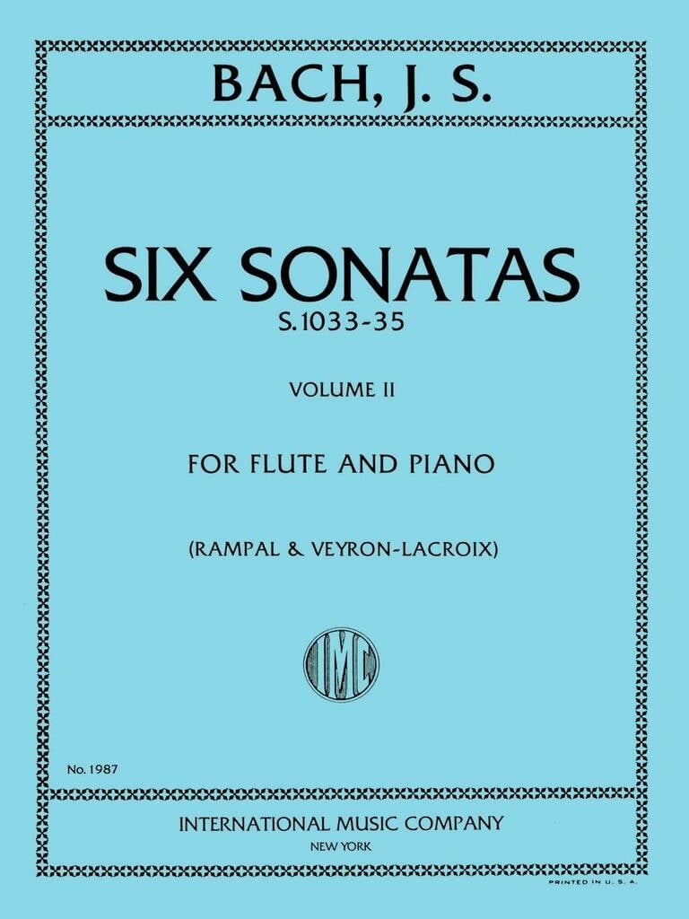 Six Sonatas: Volume II (C Maj, E min, E Maj)