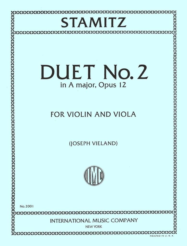 Duetto Op. 12 N. 2 (Vieland)