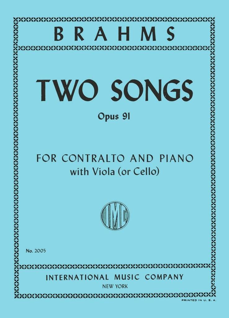 Melodie (2) Op. 91 (Ted.-Ingl.)