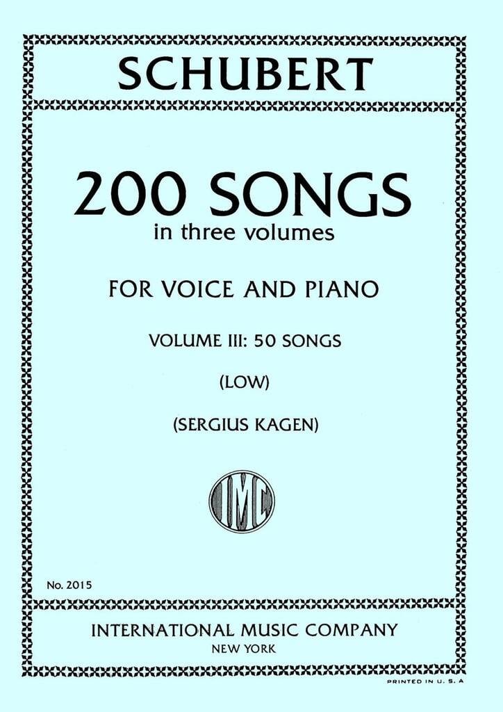 Lieder Scelti Vol.3(50 Lieder)(Ted-Ing)(Kagen)