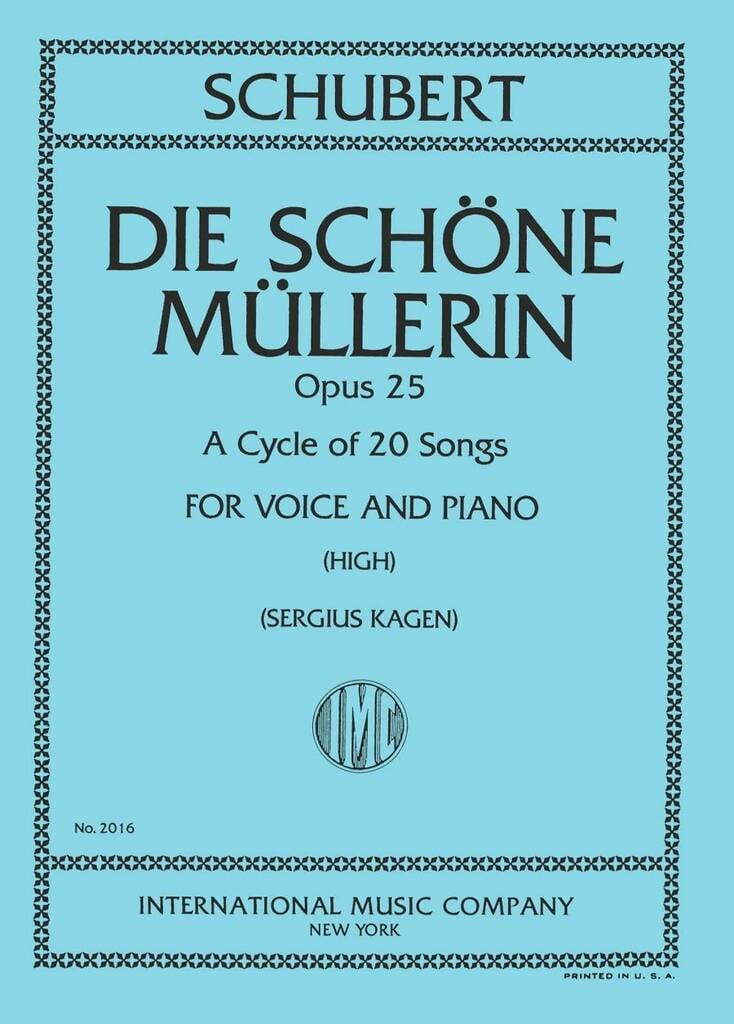Schoene Muellerin Op. 25 (Ted.-Ingl.)