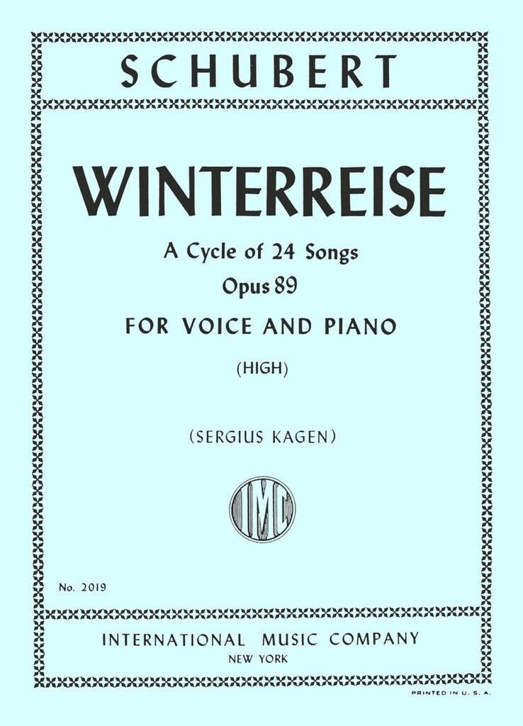 Winterreise Op. 89 (Ted.-Ingl.)