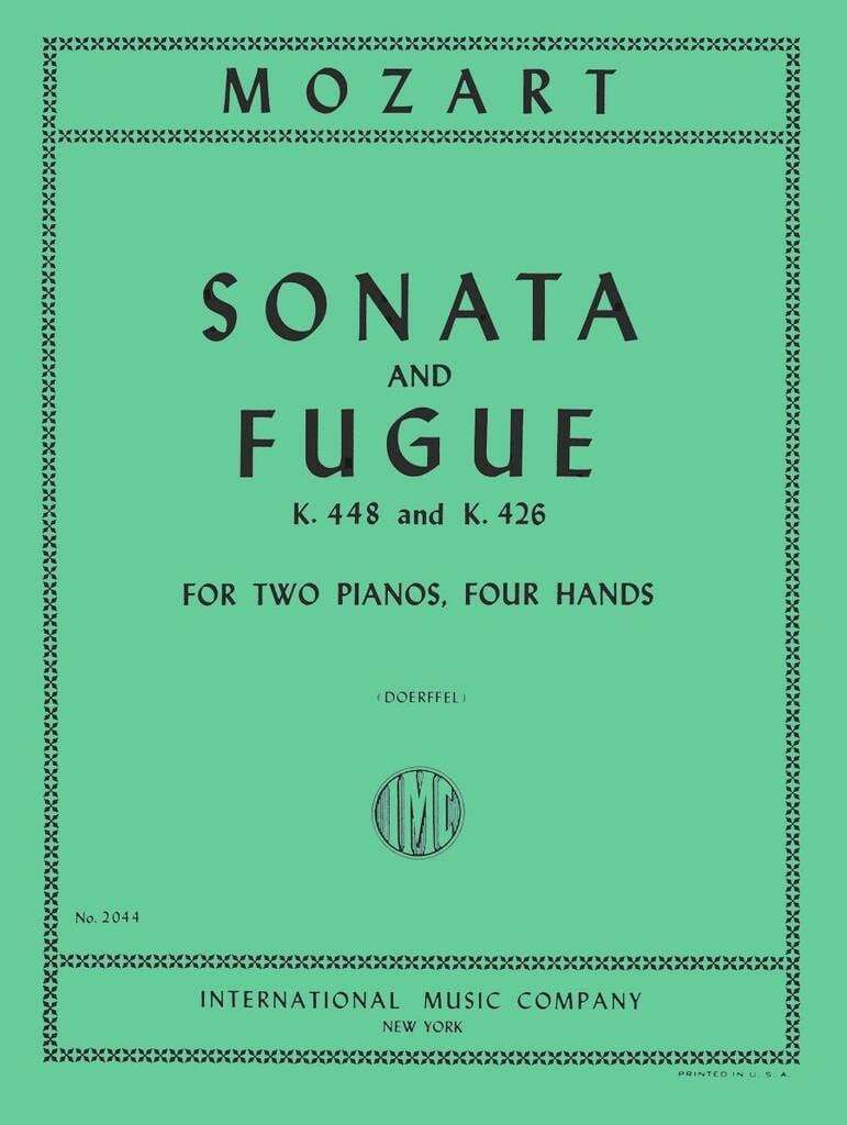 Sonata E Fuga K 448 E 426 (Doerffel)