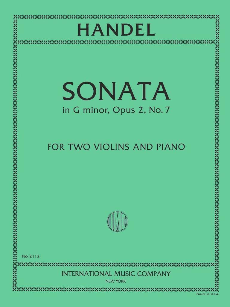 Sonata in G minor, op. 2 No. 7